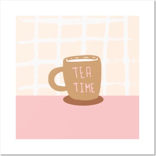 Tea Time #illustration #digitalart Posters and Art